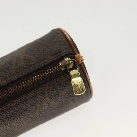 LOUIS VUITTON Monogram Papillon Pouch LV Auth 136696 - Picture 8 of 16